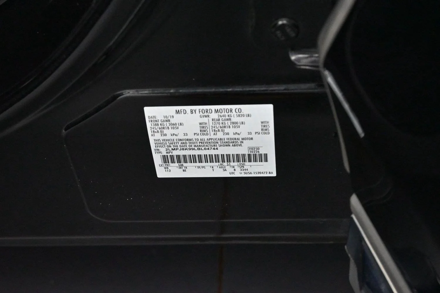 Used 2020 Infinite Black Lincoln Reserve image 43