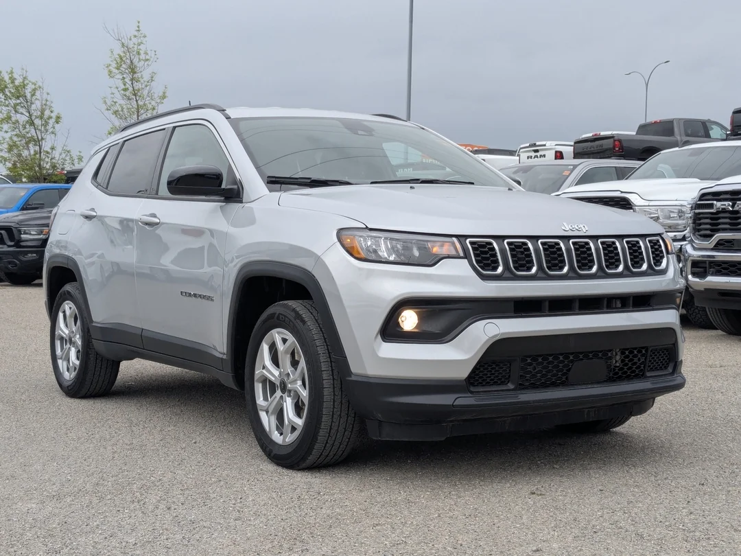 Certified Used 2025 Silver Jeep North - - 4x4 - Back Up Cam - Forward Collision - Remote Start & More! image 2