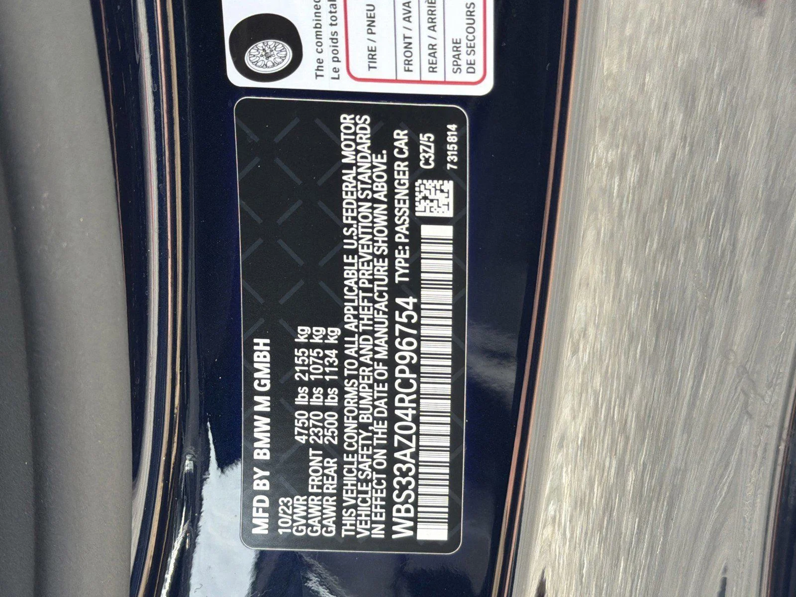 Used 2024 Tanzanite Blue II Metallic BMW Competition image 37