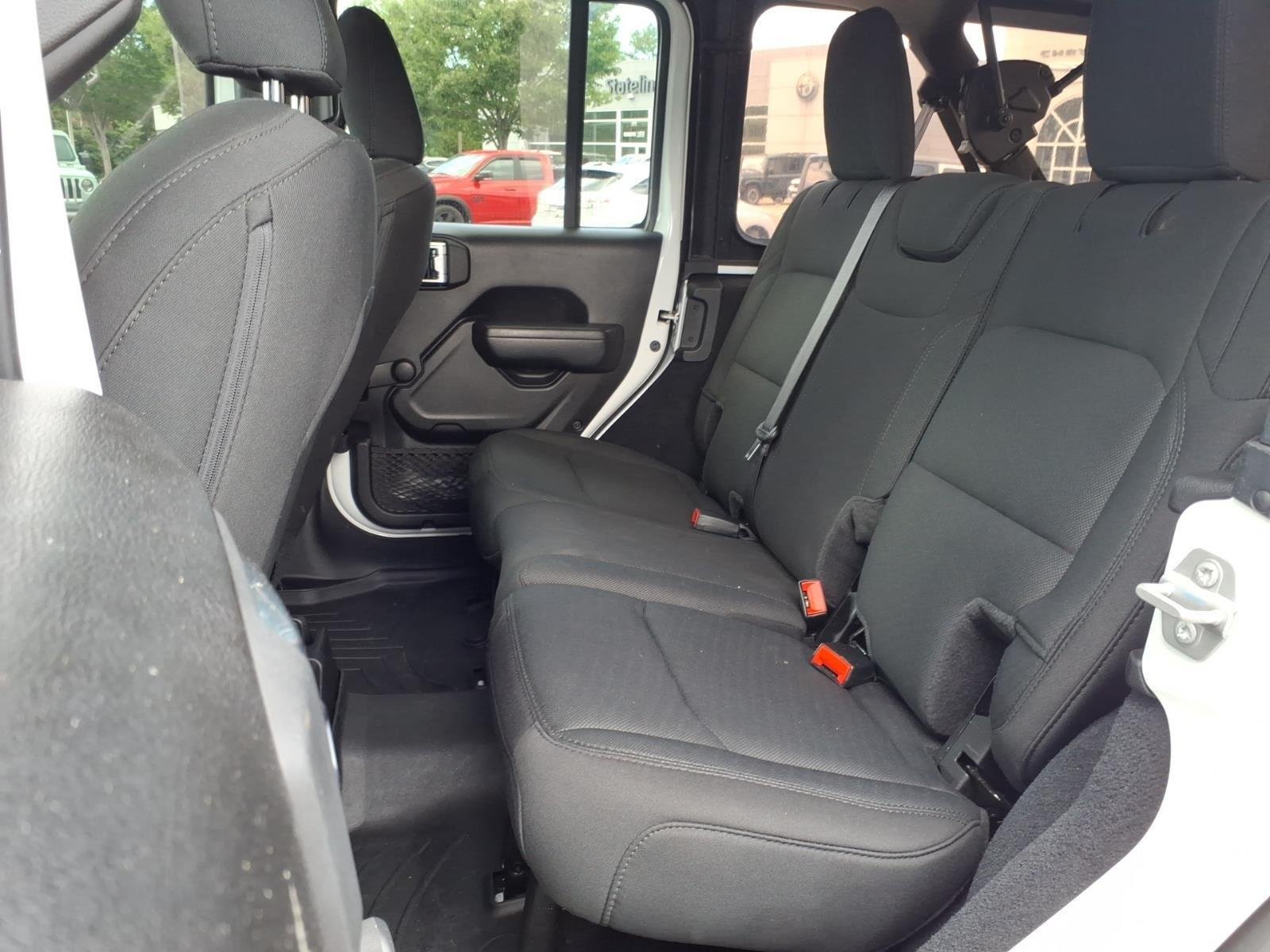 Used 2022 Bright White Clearcoat Jeep Unlimited Willys Sport image 19