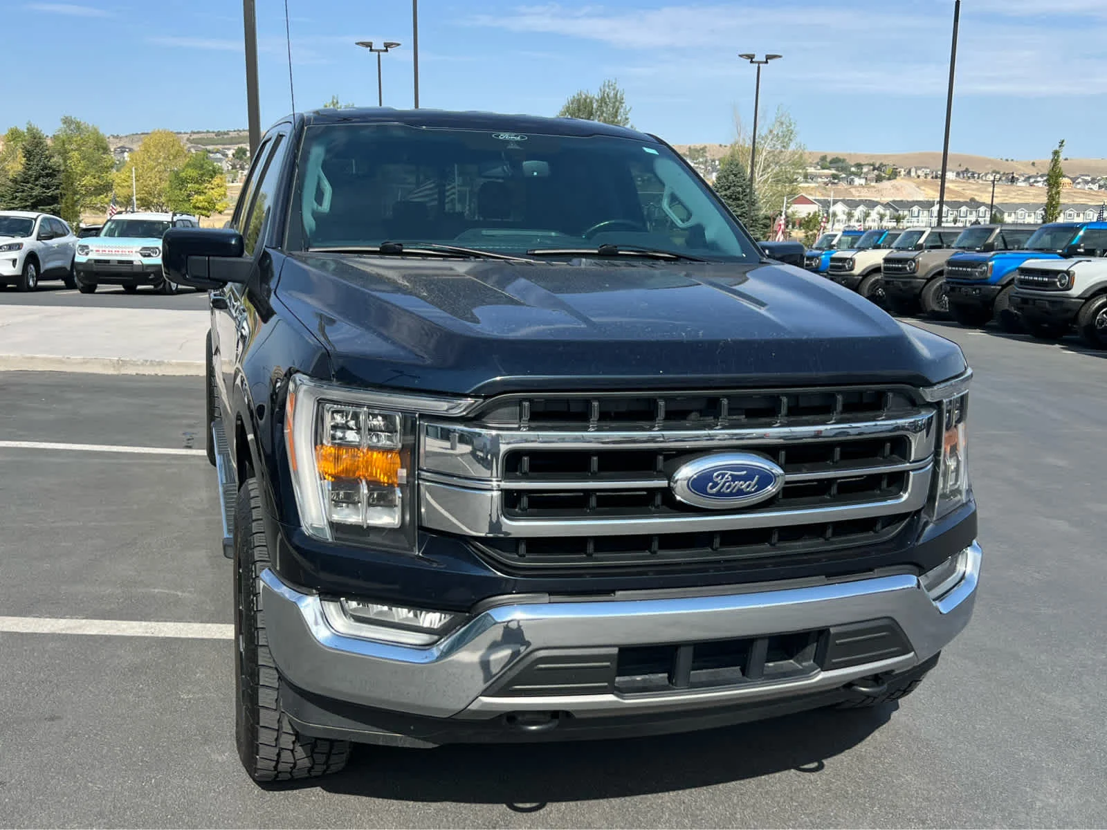 Certified Used 2021 Antimatter Blue Metallic Ford LARIAT image 4