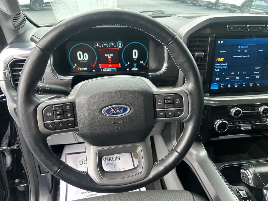 Used 2021 Blue Ford Lariat image 14
