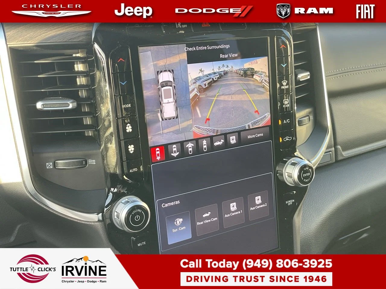 New 2027 Molten Red Pearl-Coat Exterior Paint RAM Laramie image 31