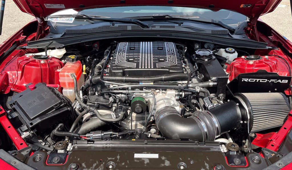 Used 2020 GARNET RED TINTCOAT Chevrolet ZL1 image 8