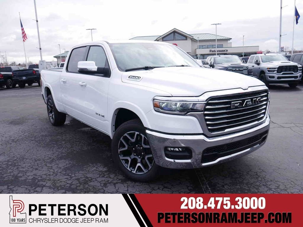 New 2026 Bright White Clear-Coat Exterior Paint RAM LARAMIE image 1