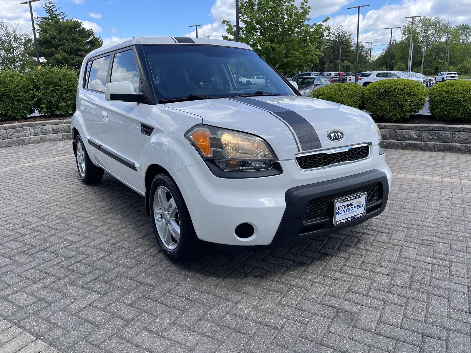 Used 2010 Clear White Kia + image 7