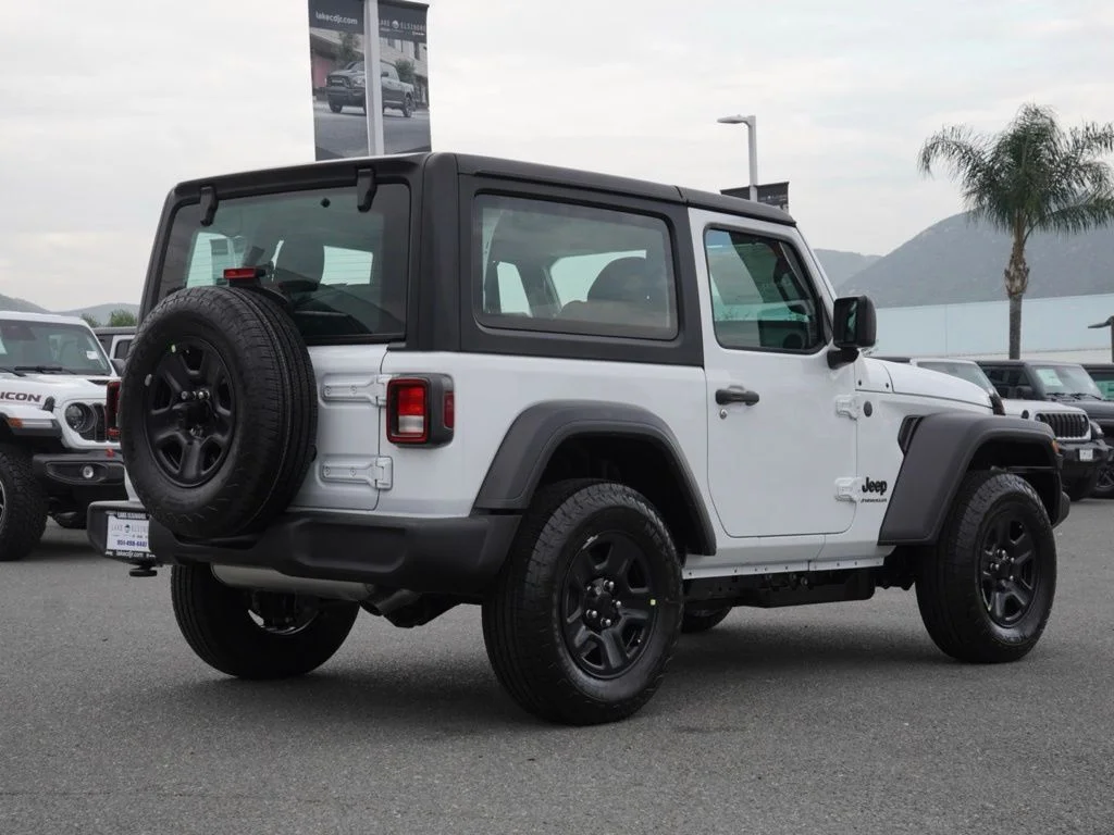 New 2026 Bright White Clear-Coat Exterior Paint Jeep Sport image 3