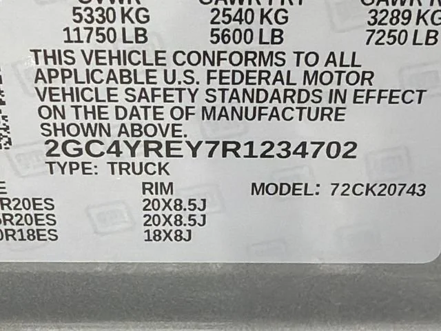 Used 2024 Sterling Gray Metallic Chevrolet High Country image 32
