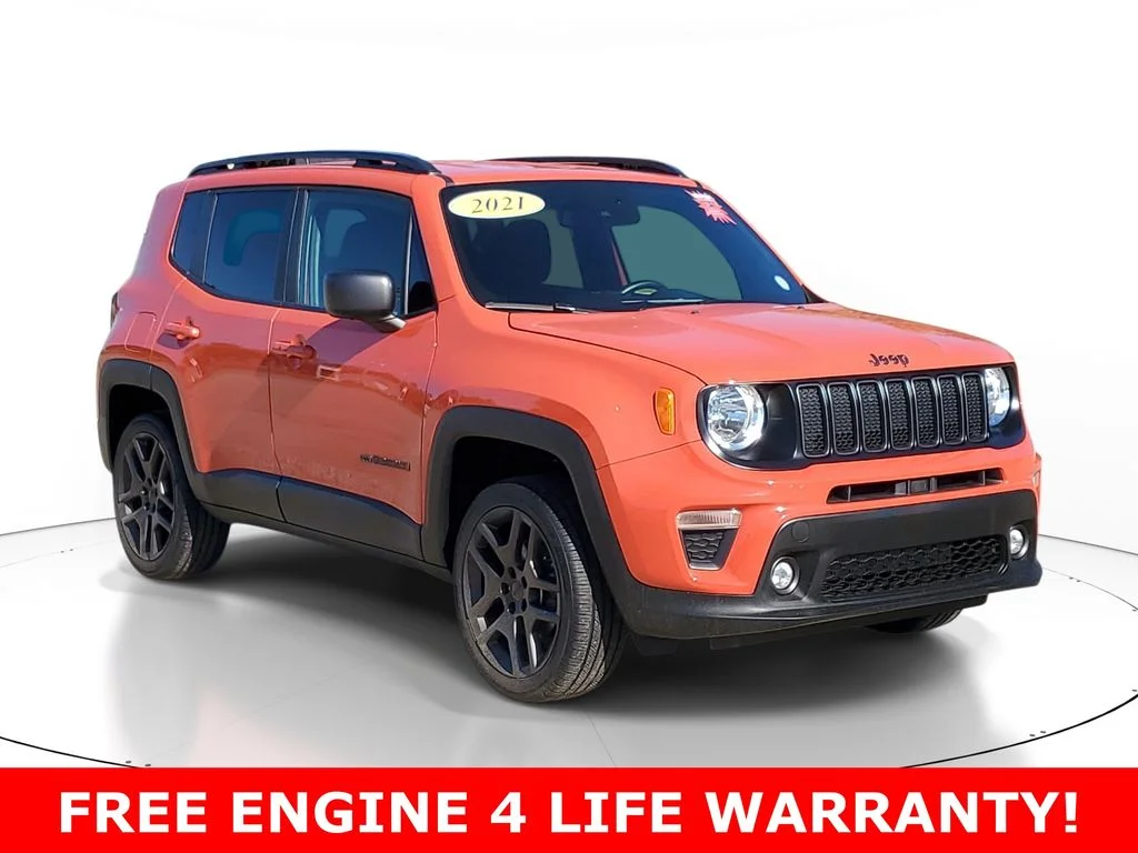 Used 2021 Jeep Renegade 80TH Edition with VIN ZACNJDBB8MPM34270 for sale in Clare, MI