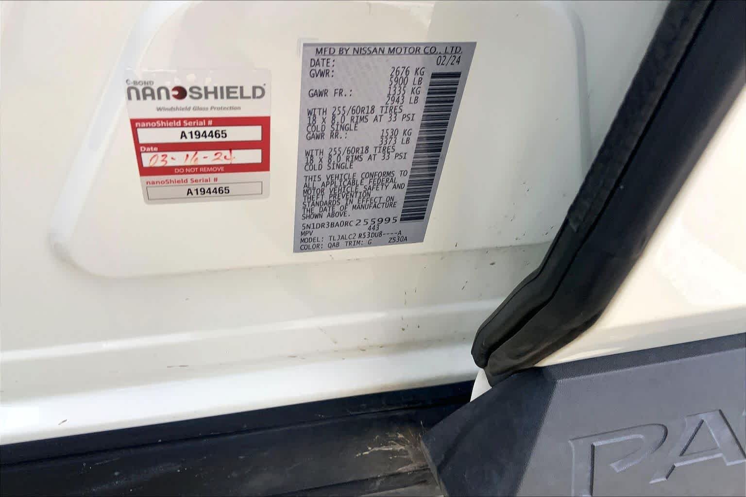 Used 2024 Pearl White Tricoat Nissan SV image 31