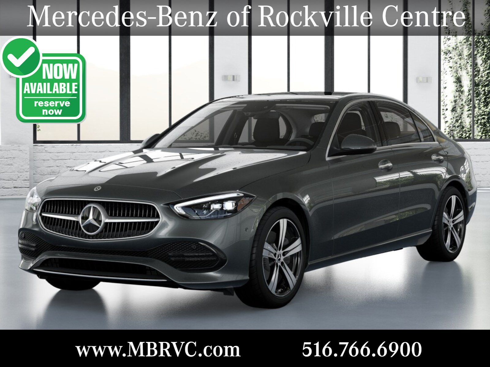 New 2026 Selenite Grey Metallic Mercedes-Benz C 300 image 1