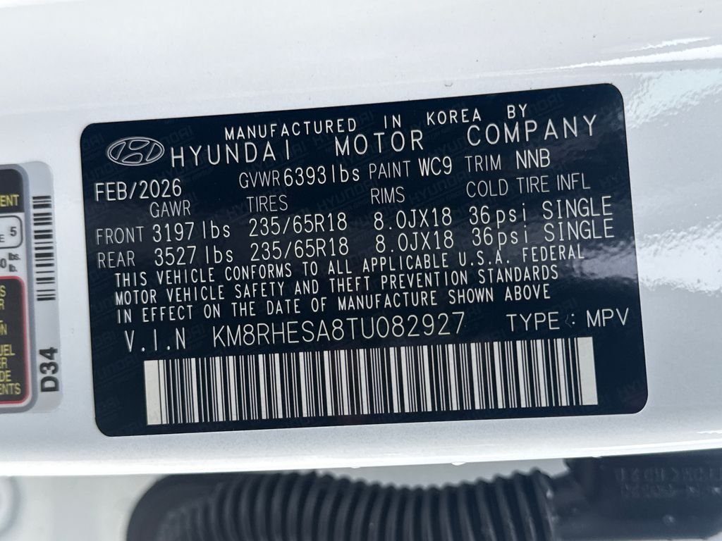 New 2026 White Hyundai SEL Premium image 30