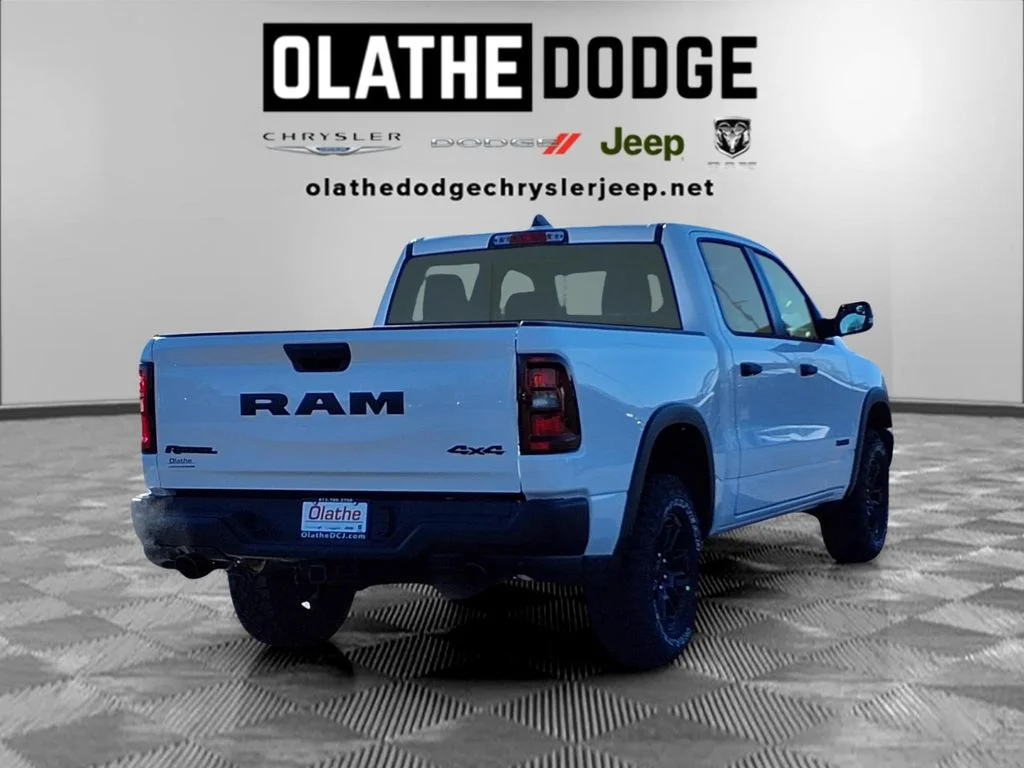 New 2026 Bright White Clear-Coat Exterior Paint RAM Rebel image 25