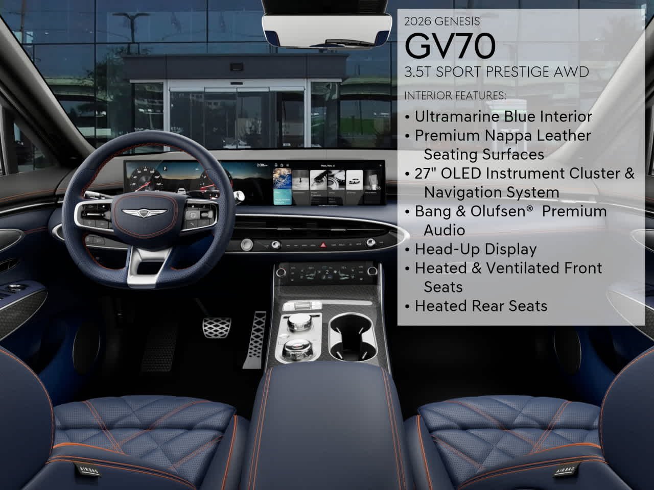 New 2026 Alta White Genesis 3.5T SPORT PRESTIGE image 17