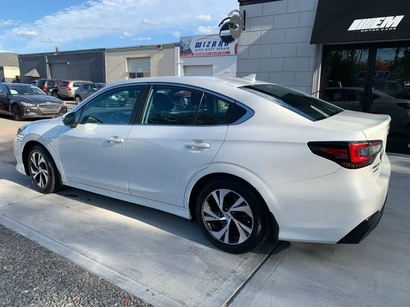Used 2021 White Subaru Premium Sedan 4D image 7