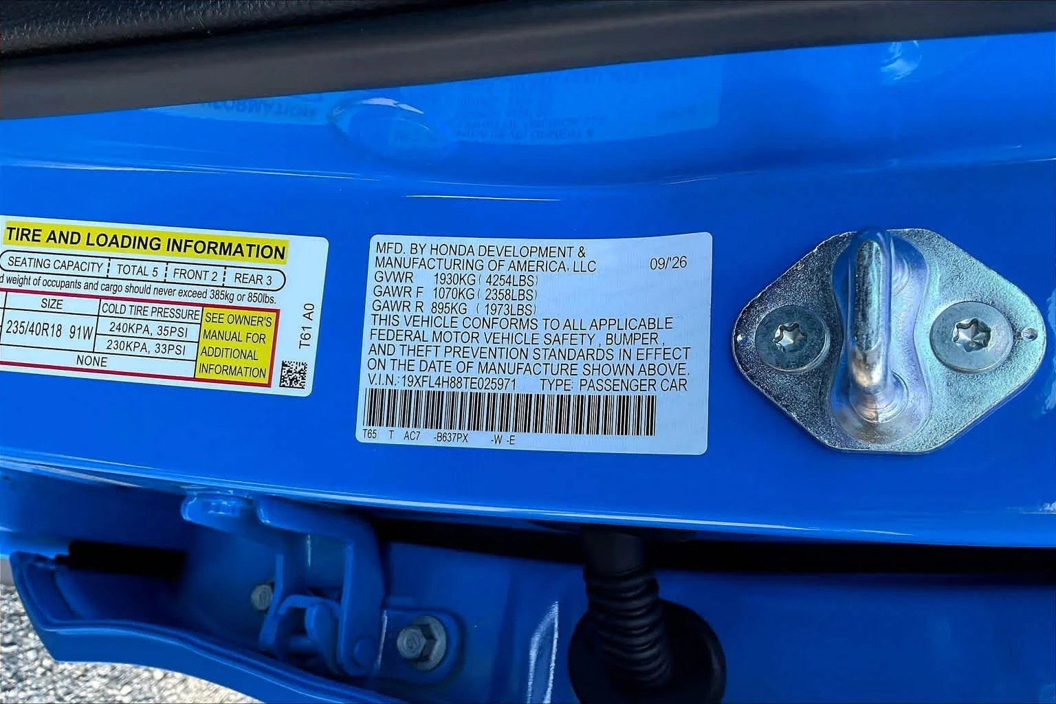 New 2026 Boost Blue Pearl Honda Sport image 19