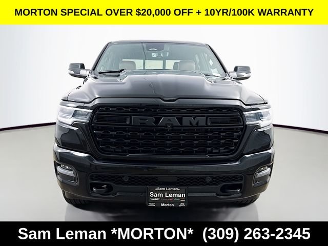 New 2026 Diamond Black Crystal Pearl-Coat Exterior Paint Ram Limited image 2
