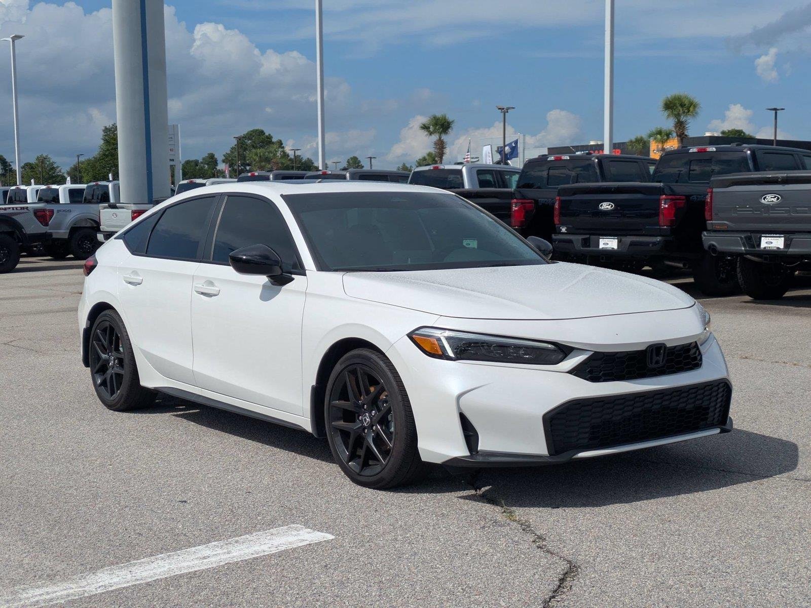 Used 2025 Platinum White Pearl Honda Sport image 3