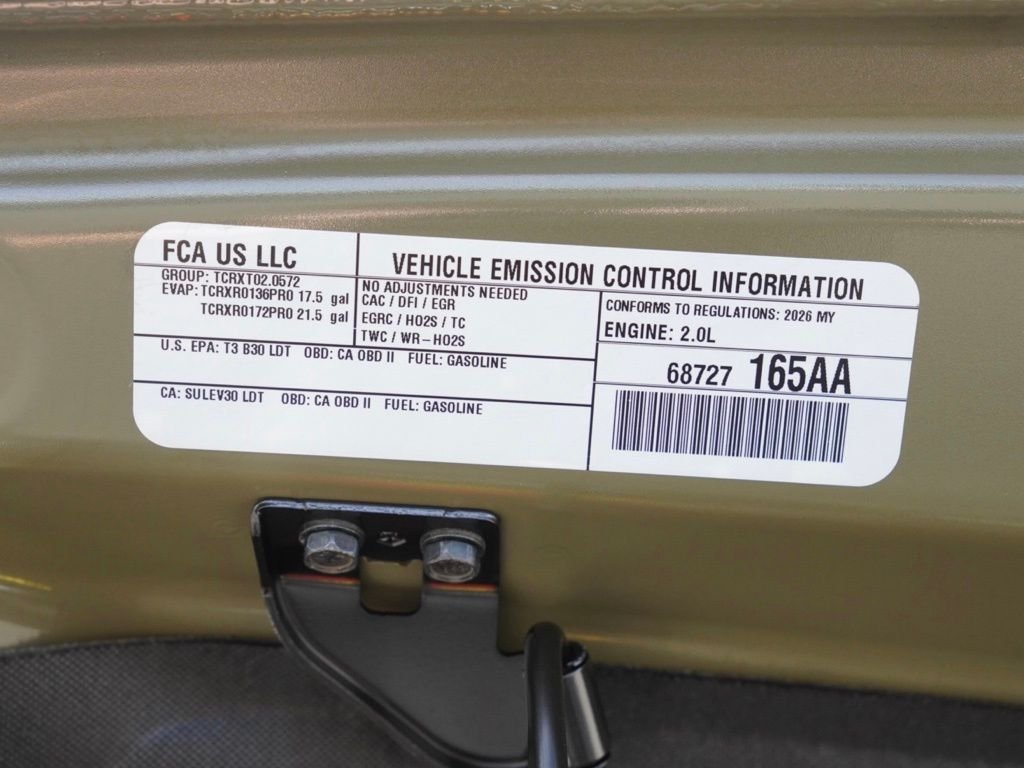 New 2026 41 Exterior Paint Jeep 4-Door Sport S image 28