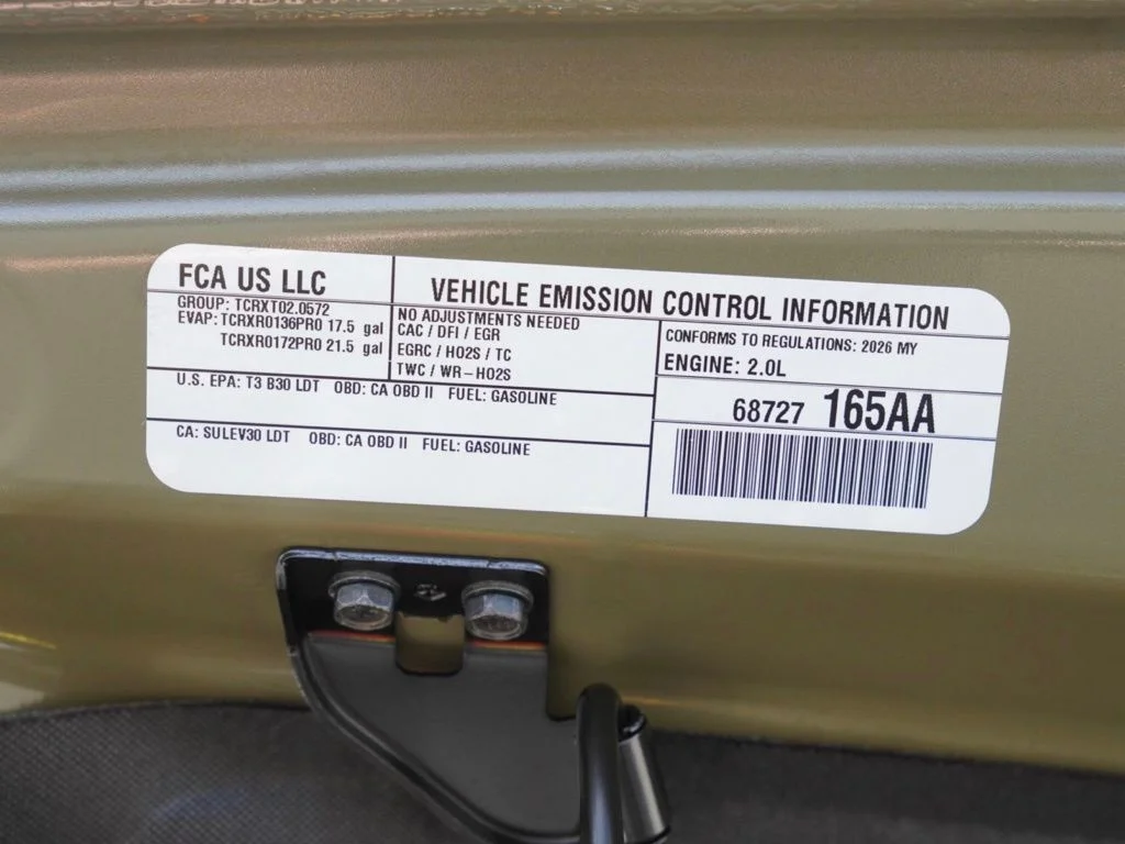New 2026 41 Exterior Paint Jeep 4-Door Sport S image 28