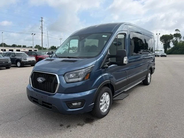 New 2026 Blue Metallic Ford Passenger Van XLT image 6