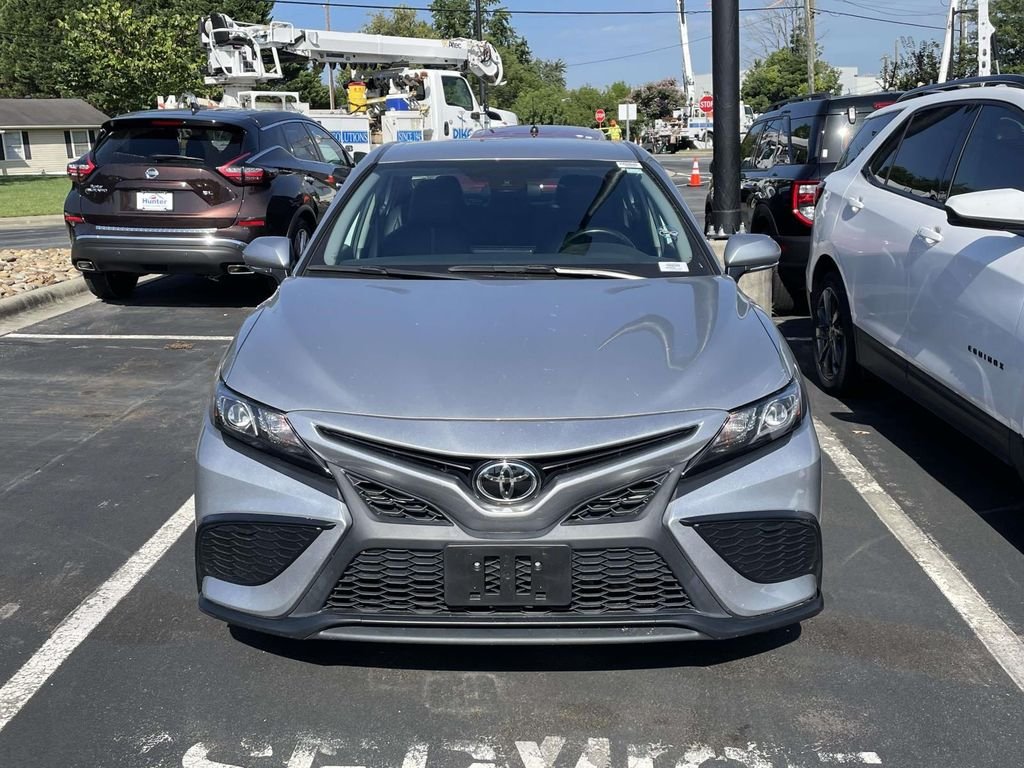 Used 2024 Celestial Silver Metallic Toyota SE image 2