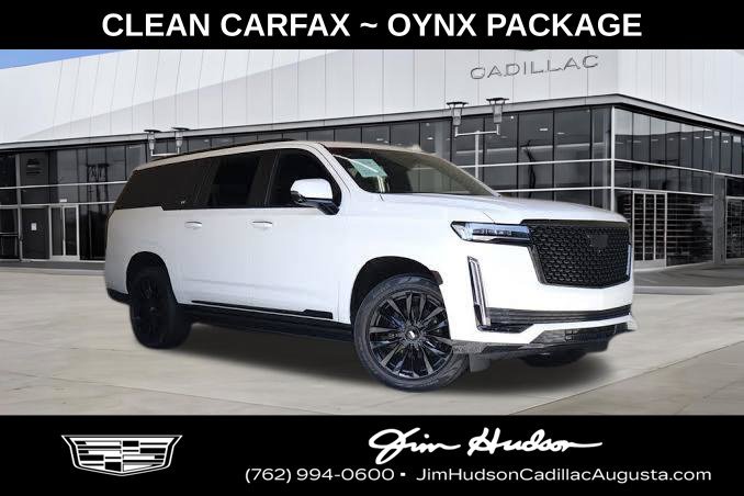Used 2021 White Cadillac Sport Platinum image 1