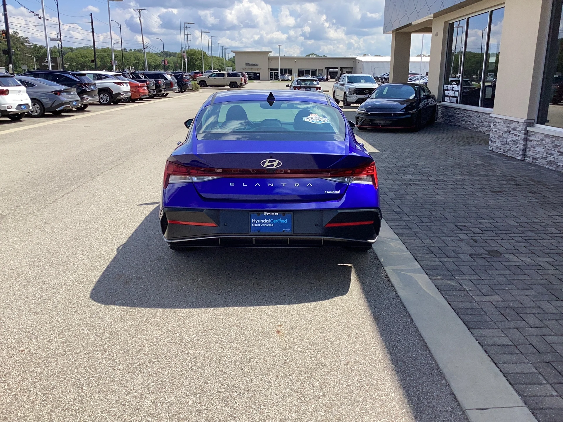 Certified Used 2024 Intense Blue Pearl Hyundai Limited image 5