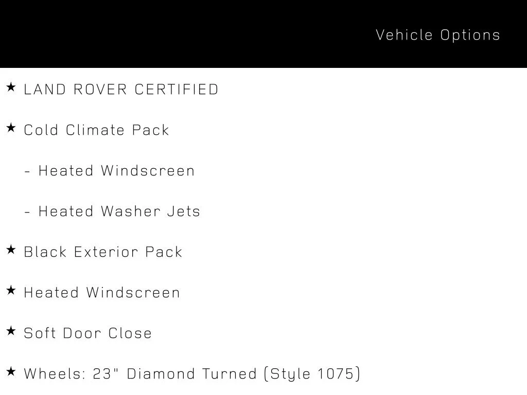 Certified Used 2024 Black Land Rover SE image 10