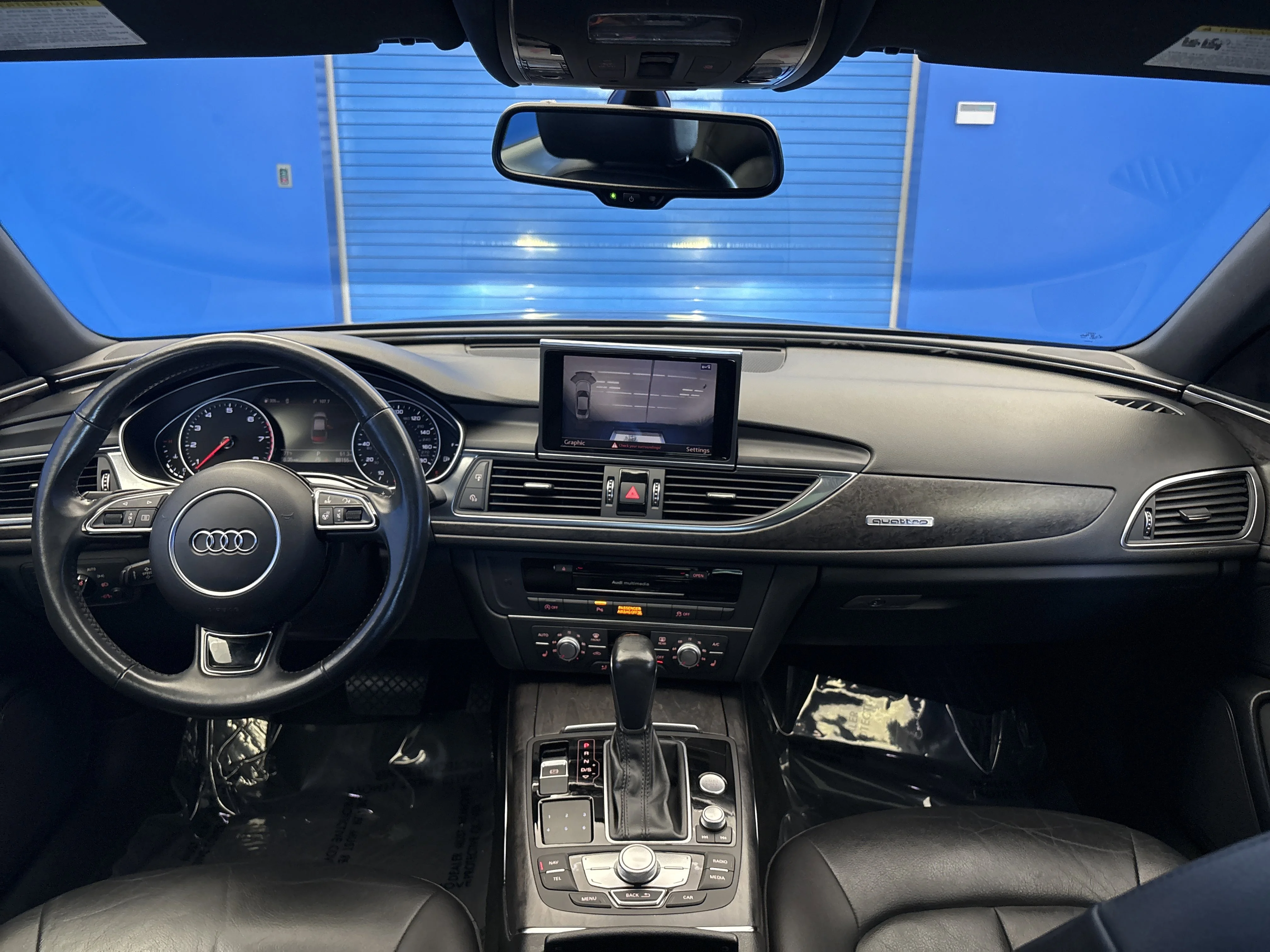 Used 2018 Moonlight Blue Metallic Audi Premium image 28