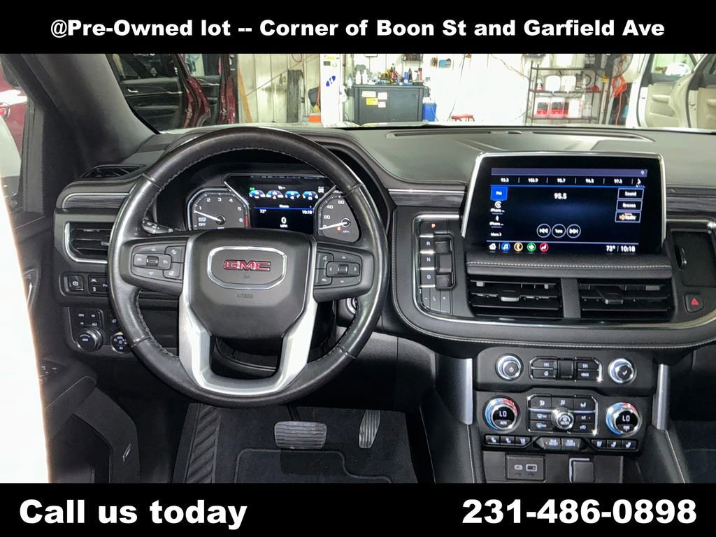 Used 2021 WHITE FROST TRICOAT GMC SLT image 17