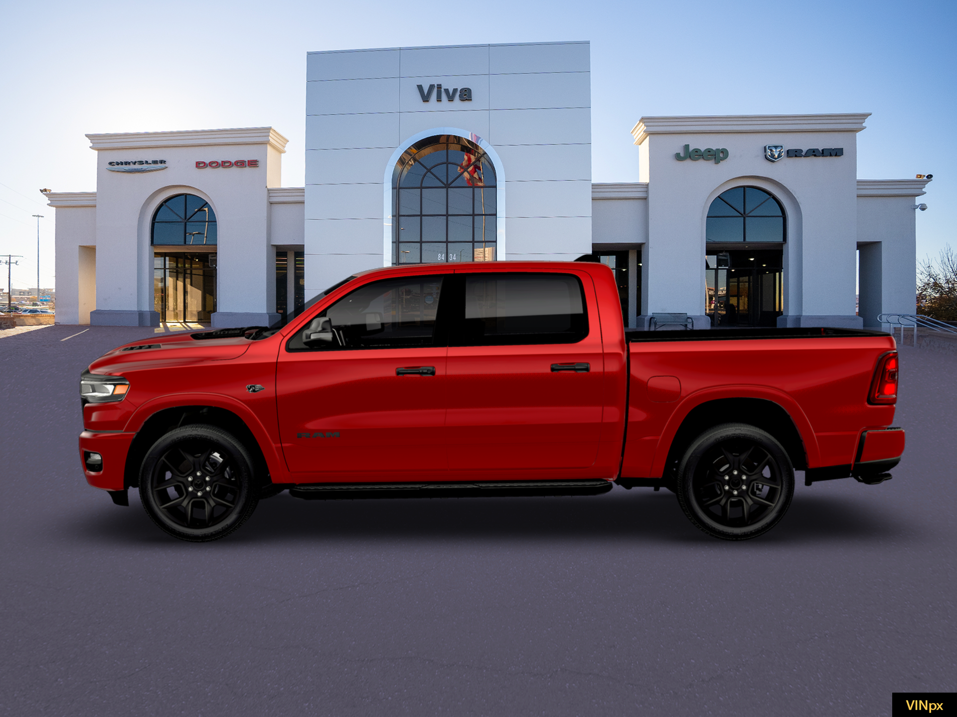 New 2026 Molten Red Pearl-Coat Exterior Paint RAM LARAMIE image 15
