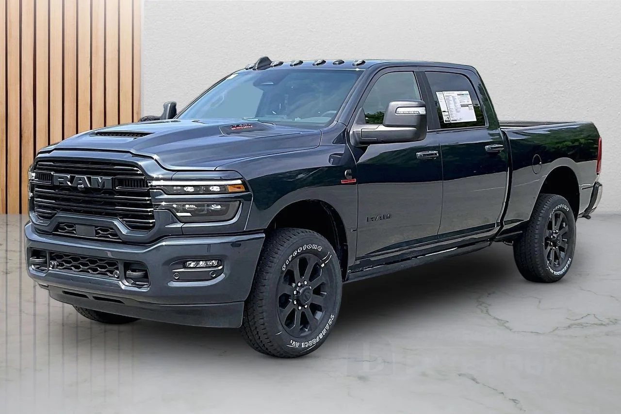New 2026 Forged Blue Metallic Exterior Paint RAM Laramie image 4