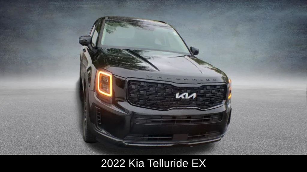 Used 2022 Black Kia EX image 3