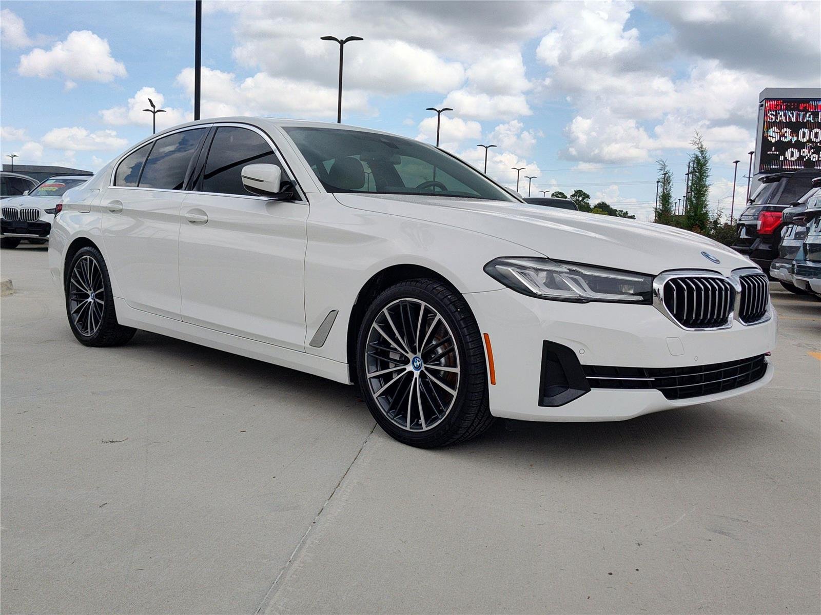 Certified Used 2023 Alpine White BMW 530e image 8