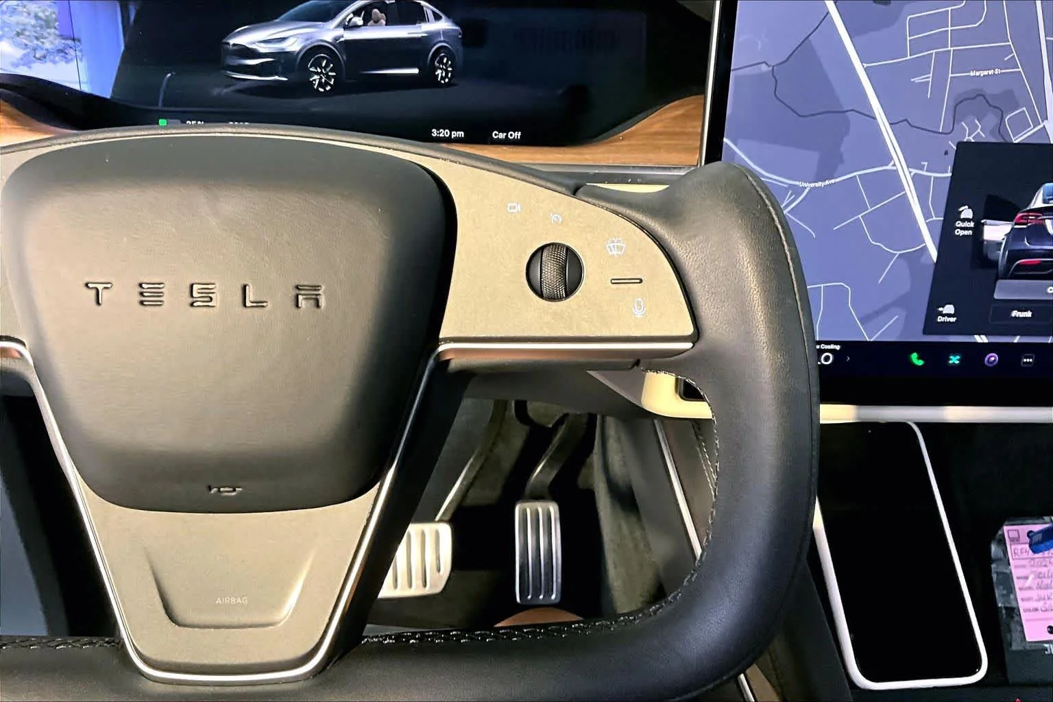 Used 2024 Pearl White Multi-Coat Tesla  image 23