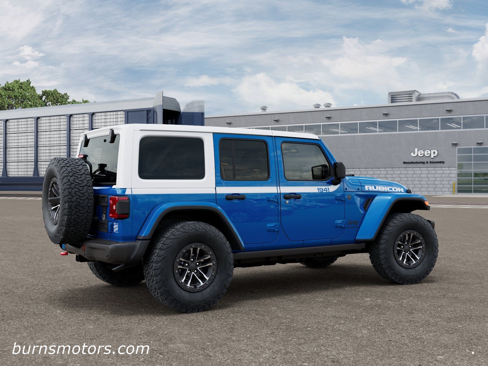 New 2026 Hydro Blue Pearl-Coat Exterior Paint Jeep Rubicon X 4-Door image 4