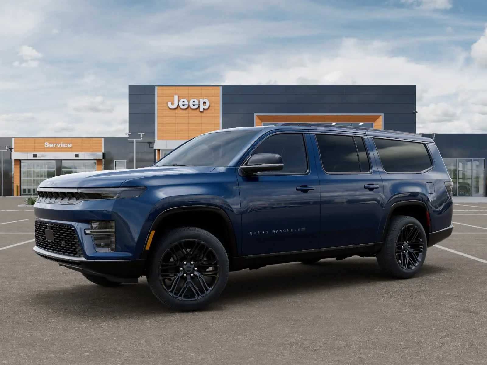 New 2026 Fathom Blue Pearlcoat Jeep Limited Reserve image 2