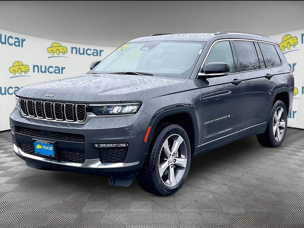 Used 2021 Gray Jeep Limited image 3