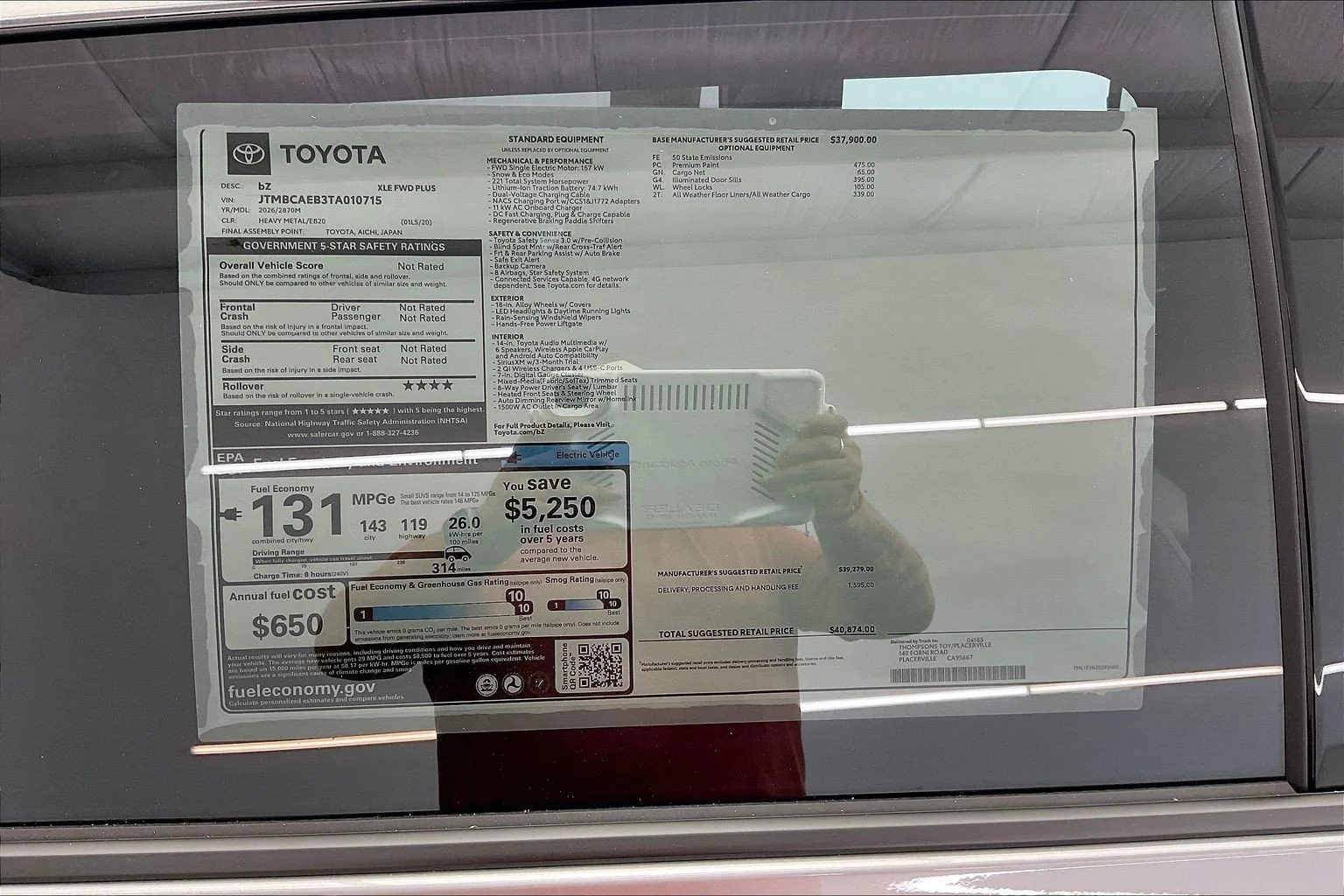 New 2026 Heavy Metallic Toyota XLE Plus image 21