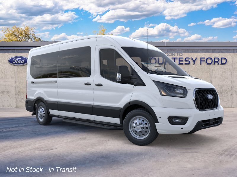 New 2026 Oxford White Ford Passenger Van XLT image 7