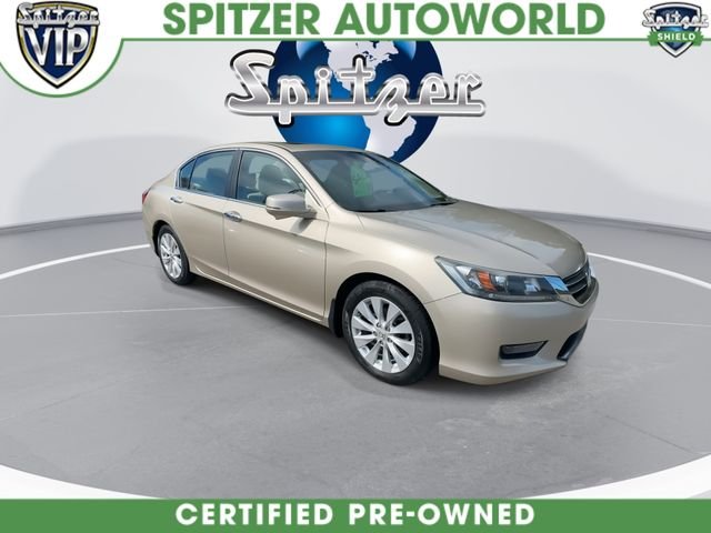 Certified Used 2015 Champagne Frost Pearl Honda EX image 2