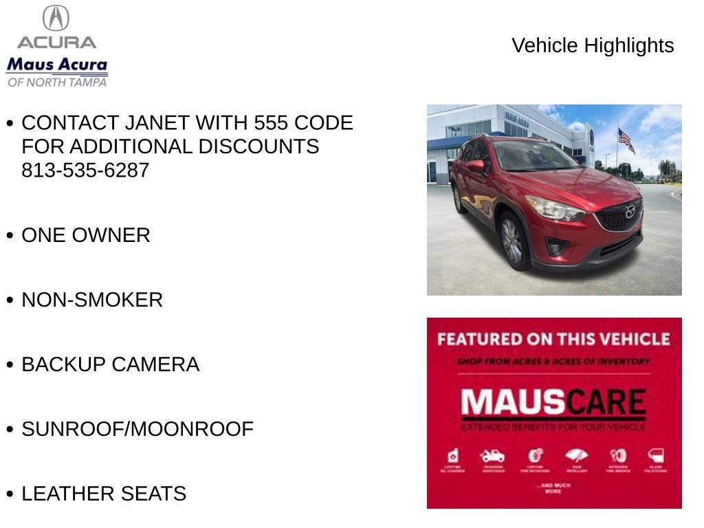 Used 2015 Red Mazda Grand Touring image 8