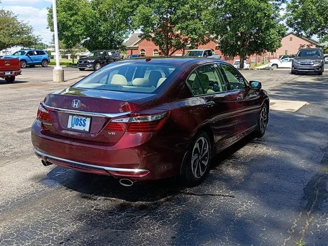 Used 2016 Basque Red Pearl II Honda EX-L V6 w/Navi w/Honda Sensing image 3