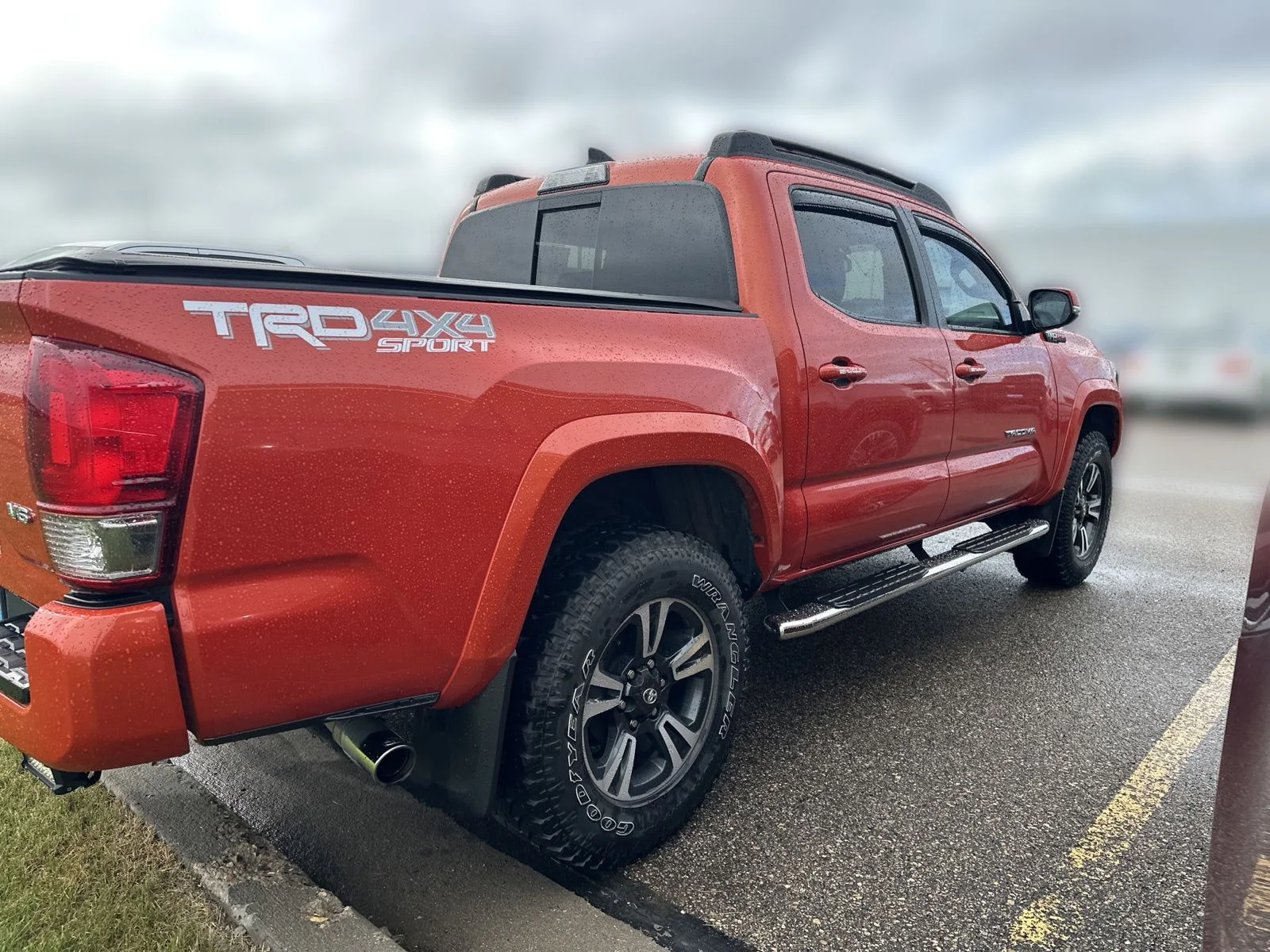 Used 2017 Orange Toyota TRD Sport image 3