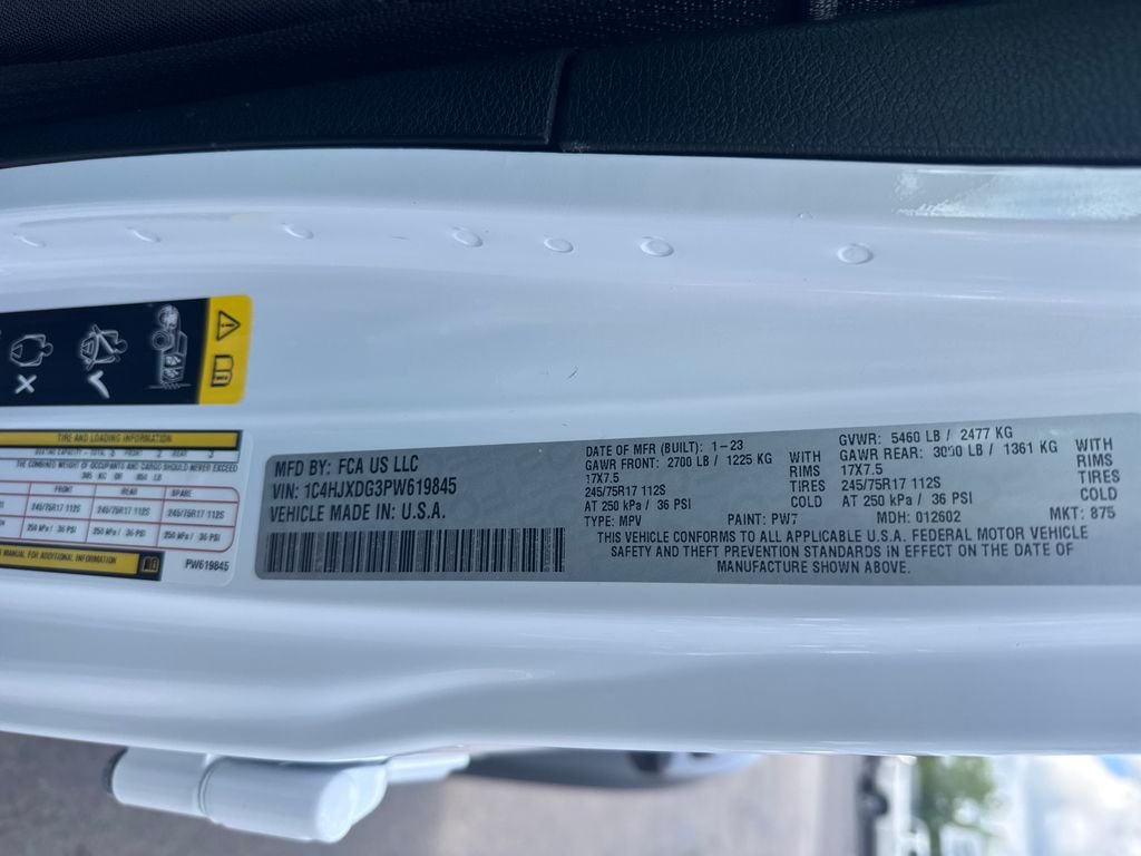 Used 2023 White Jeep Sport image 10
