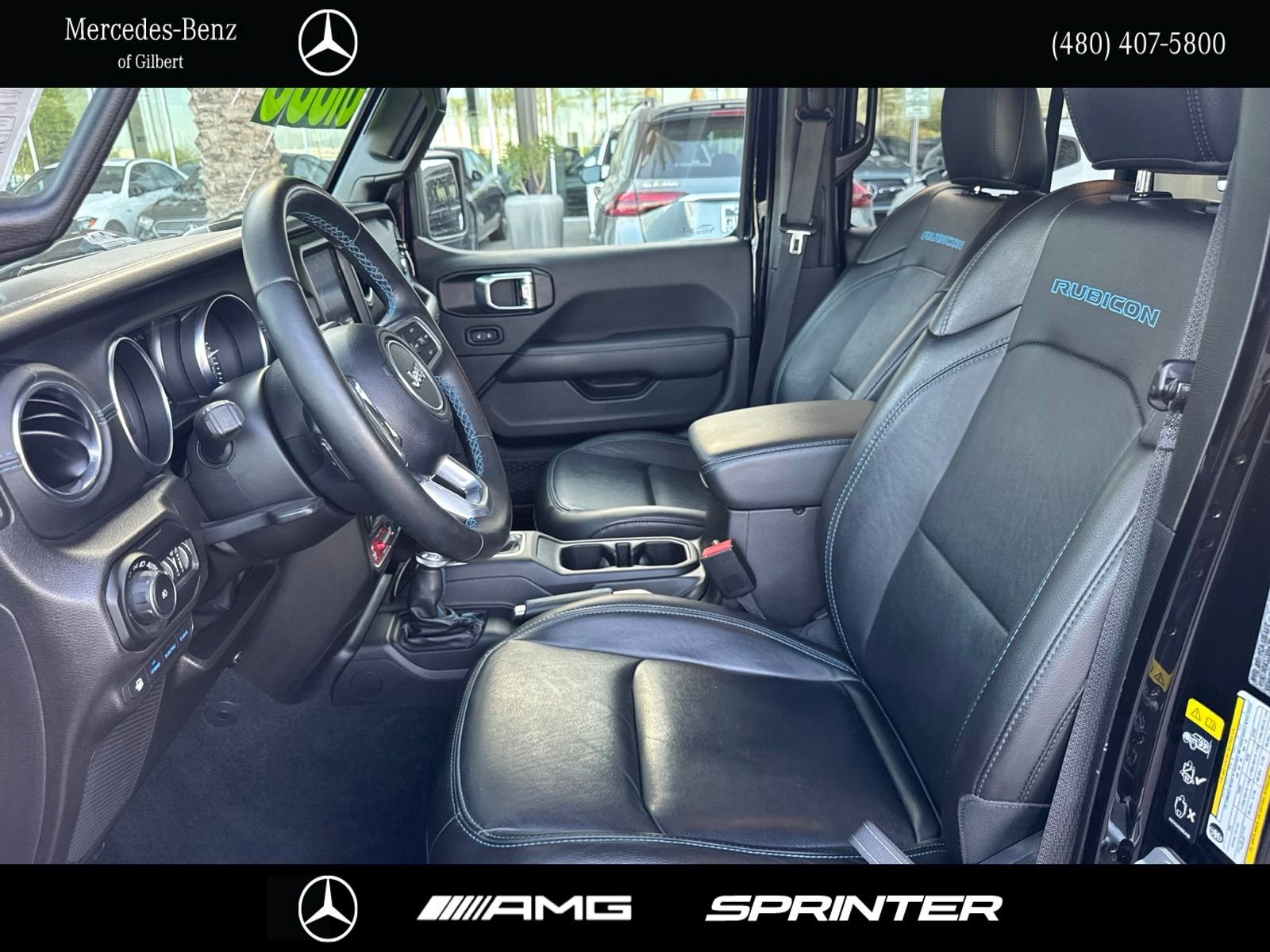 Used 2022 Black Jeep Unlimited Rubicon 4xe image 11