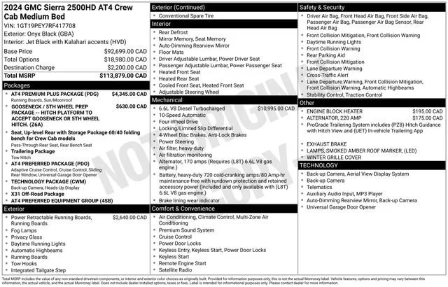 2024 GMC Sierra AT4 4WD Crew Cab Standard Box's photo