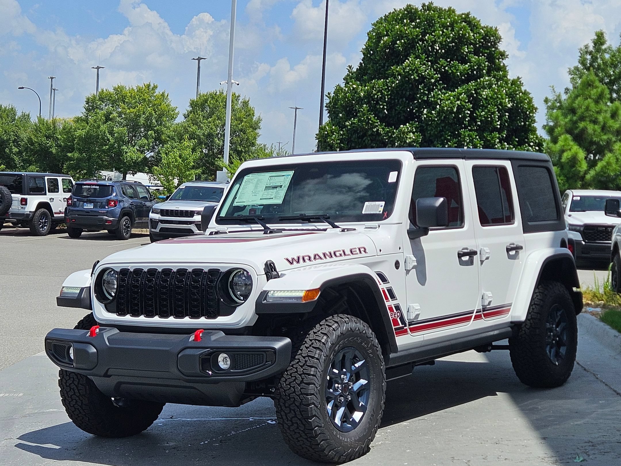 New 2026 Bright White Clearcoat Jeep America 250 image 3