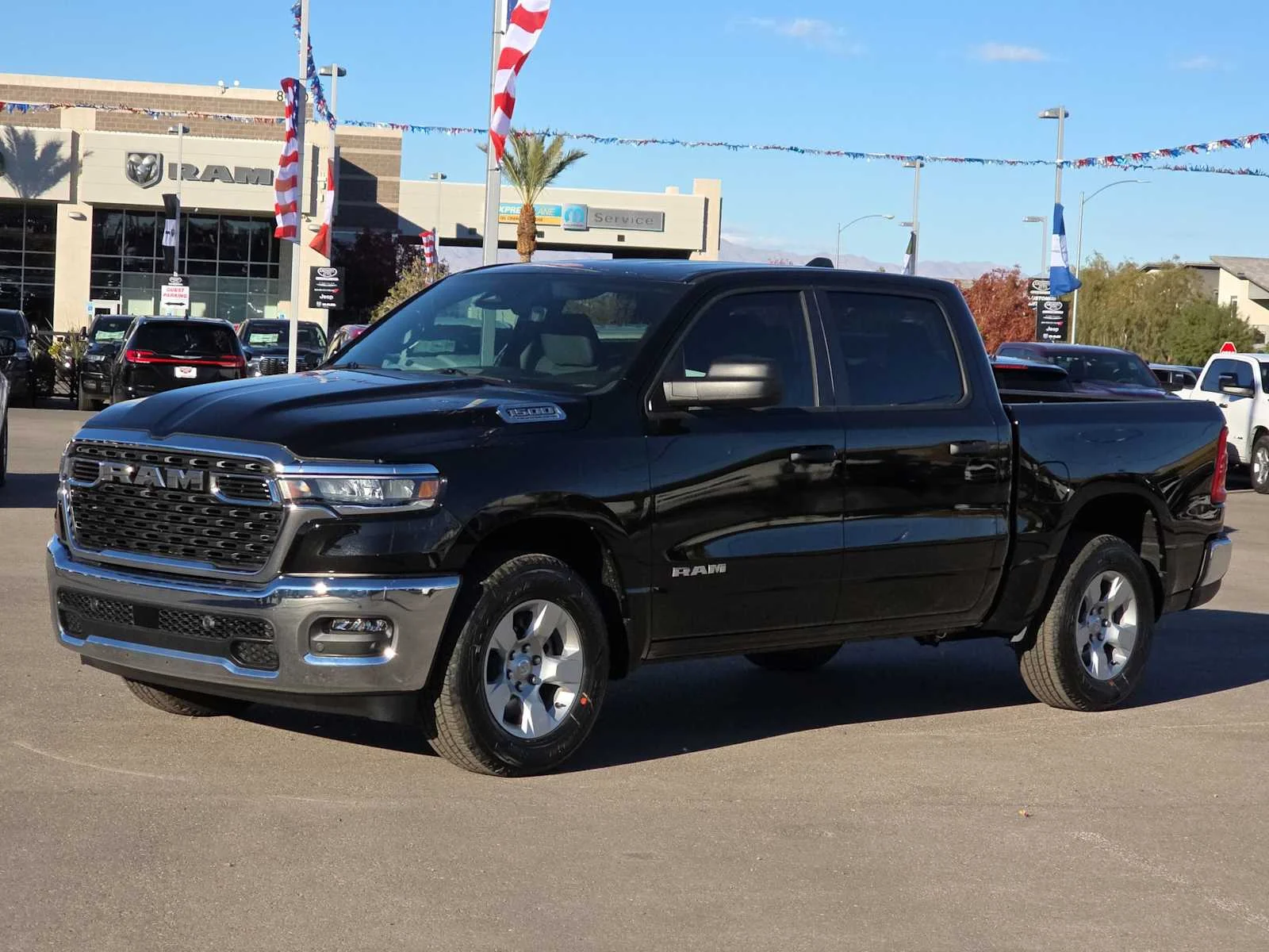 Used 2026 Diamond Black Crystal Pearlcoat Ram Big Horn image 4